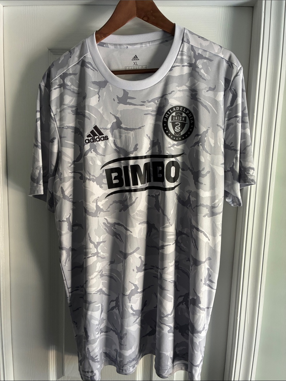Adidas Light Gray Camouflage Philadelphia Union Soccer Kit